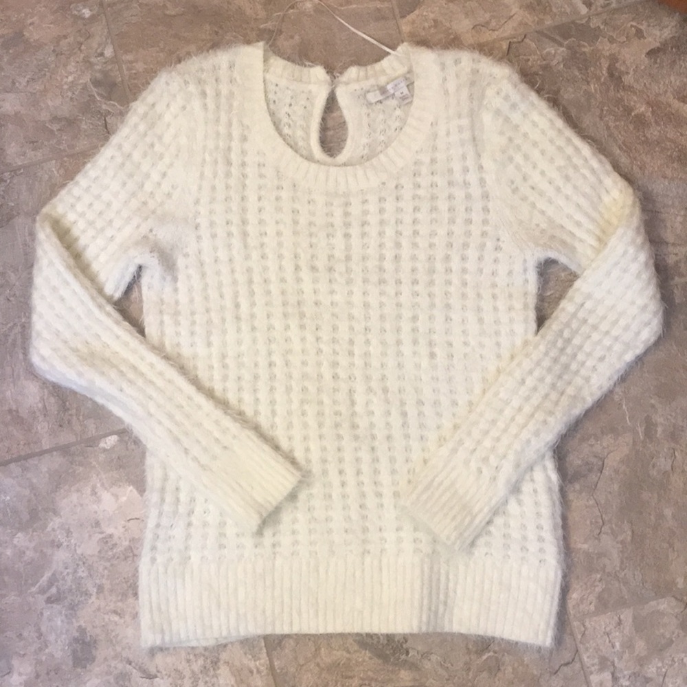 Lauren Conrad White Sweater Medium